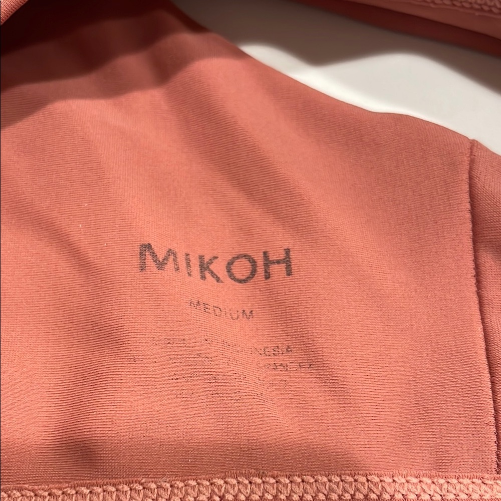 Mikoh Racerback Sports Bra - Rust - Picture 3 of 3